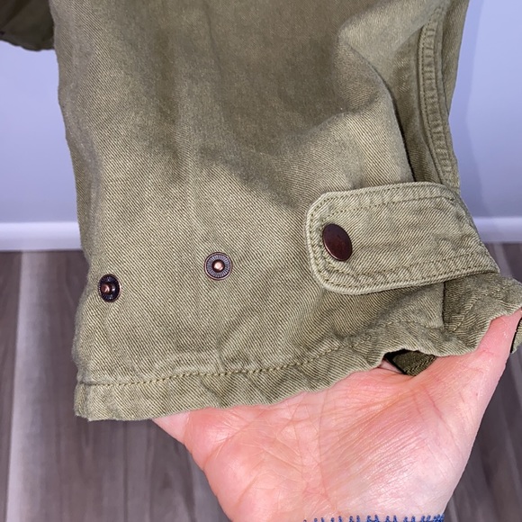 Zara women’s wide leg high rise cotton linen pants size 4 - Picture 4 of 8